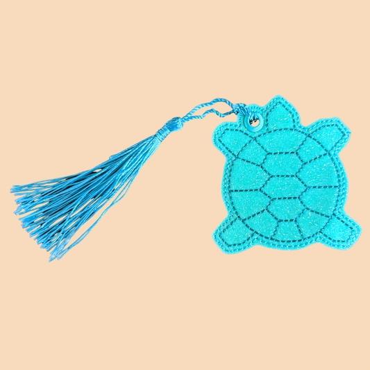 Sea Turtle Glitter Bookmark