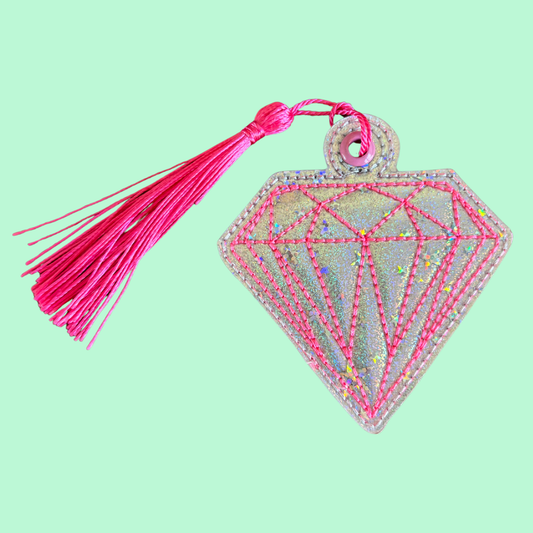 Diamond Holographic Glitter Bookmark
